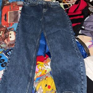 Boys Old Navy Dark Blue Baggy Jeans